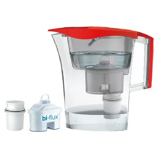 LAICA 萊卡 除菌生飲濾水壺 2.8L + 除菌濾芯, 魅力紅, 1套