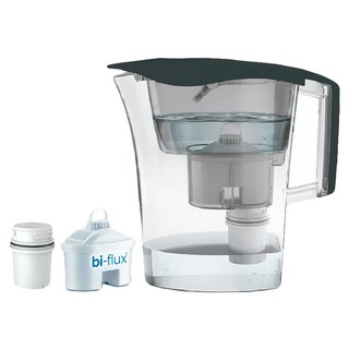 LAICA 萊卡 除菌生飲濾水壺 2.8L + 除菌濾芯, 星鑽黑, 1套