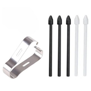 다온셀렉트 삼성 갤럭시 s펜 호환 교체용 펜촉 블랙 3p + 화이트 2p 세트, 블랙, 화이트, 1세트