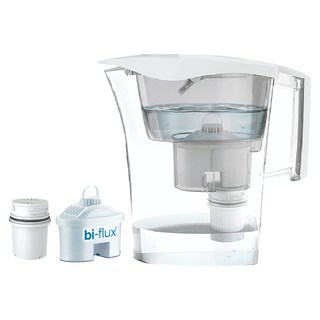 LAICA 萊卡 除菌生飲濾水壺 2.8L + 除菌濾芯, 優雅白, 1套