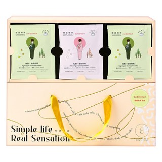 SIMPLEREAL 想望咖啡 ou.bai.tou.ri.藝伎掛耳禮盒 掛耳包, 1個, 30個裝, 12g