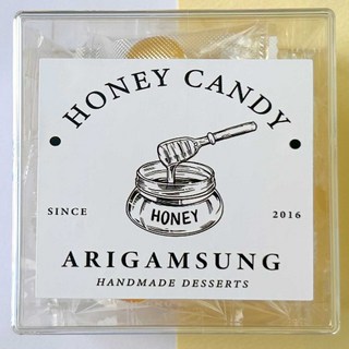 ARIGAMSUNG 手作桔梗蜂蜜糖 透明盒, 1個, 80g