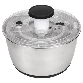 4BNK 304不鏽鋼大容量蔬菜脫水器 6L, 銀色, 1個