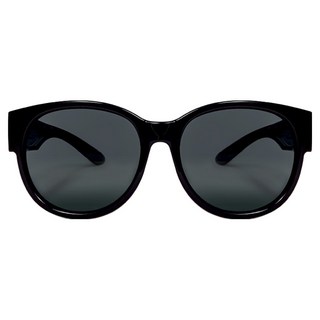 ALEGANT 圓框全罩外掛式UV400太陽眼鏡