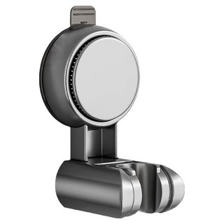 費歐家 吸盤式蓮蓬頭支架, 石墨灰色