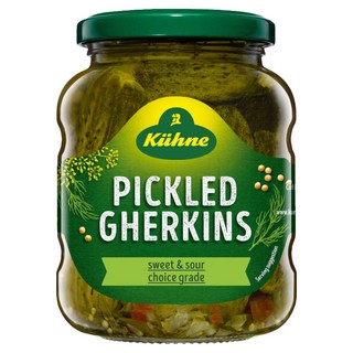 Kuhne 冠利 醃漬小黃瓜, 1個, 330g