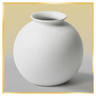 圓月 月亮罐圖畫框 招財 開業 喬遷賀禮 米色, 亮面金色