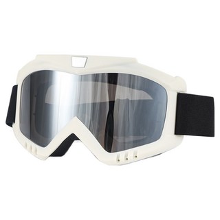 EMPIRE Bellox 滑雪 防風 滑雪板 自行車 水上滑雪 水上活動 登山 護目鏡, 1個, 白色 + 銀色