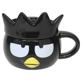 Sanrio 三麗鷗 造型陶瓷馬克杯 附杯蓋 300ml, 1個, 酷企鵝大臉款