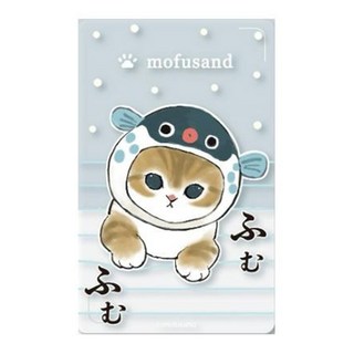 貓福珊迪悠遊卡 透明卡, 河豚裝, 1個