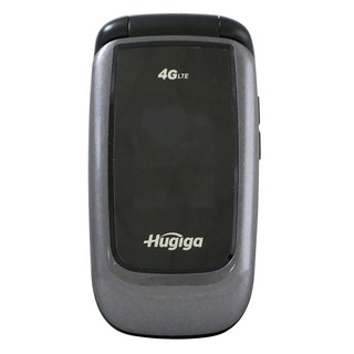 Hugiga 鴻碁國際 公司貨 大螢幕4G單卡折疊手機/長輩機 A38, 黑色