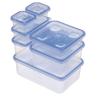 Ziploc 密保諾 密封保鮮盒7件組, 1組, 7個容器 + 7個蓋子