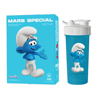 MARS 戰神 藍色小精靈大電影聯名禮盒 水解乳清藍莓優格風味 贈品隨機出貨, 1050g, 1套