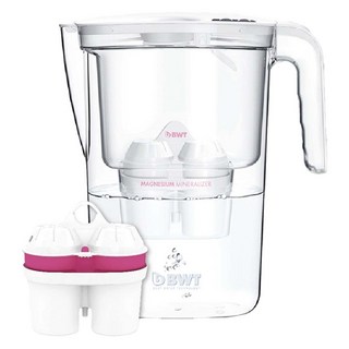 BWT 德國倍世 樂樂濾壺 + 芯組 鎂離子 2.6L, 1套, 白色