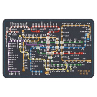 EASYCARD 悠遊卡 大台北捷運路網圖悠遊卡 大卡 黑色, 1個