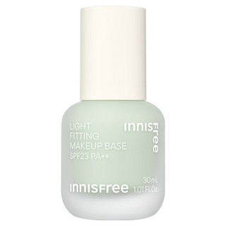 INNISFREE 台灣公司貨 輕薄透服貼飾底乳 SPF23 PA++ 30ml, 2 清新綠, 1個