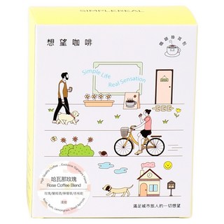 SIMPLEREAL 想望咖啡 哈瓦那玫瑰 咖啡掛耳包, 1個, 12g, 5個裝