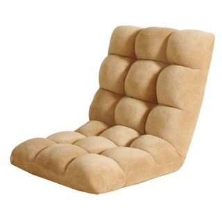 Cotton Field 棉花田傢飾 東尼多段式折疊和室椅, 駝色, 1個