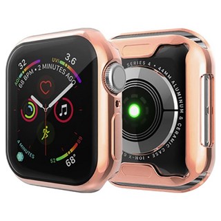 Apple Watch 相容果凍全覆蓋保護殼, 玫瑰金, 1個