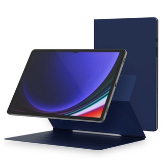 韓國 GSB Galaxy Tab 磁吸式書本保護套 超薄保護殼, 藍色