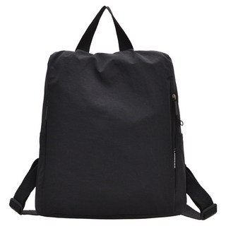 소유담 초경량 심플한 노트북백팩, 블랙, 1개