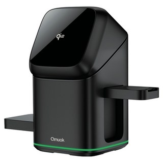 amuok 艾默克 萬能三合一磁吸無線充電站, 1個, 黑色