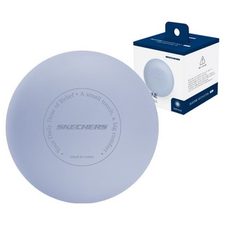 SKECHERS 矽膠單顆按摩球, 1個, 煙灰藍