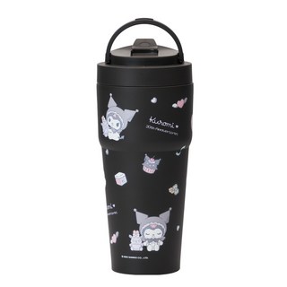 WOKY 沃廚 My Melody + Kuromi周年系列 鈦陶瓷渾圓杯 SANRIO聯名款, 1個, 770ml, 酷洛米黑天使