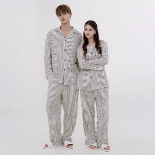 DOSSY Soepkin Moment長袖翻領睡衣上下套裝 D-9913