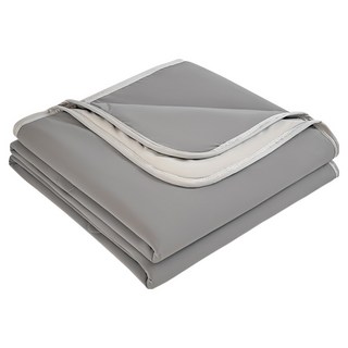 冰絲雙面素色涼感空調被, 深灰色