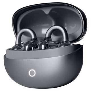 펭카 오픈형 귀찌 블루투스 무선 이어폰, OWS1004, 블랙