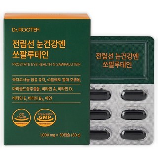 닥터루템 정품 전립선 눈건강엔 쏘팔루테인, 30정, 30g, 1개