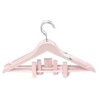 YOYOKI 仿木衣架 帶夾型 45cm, 顏色隨機, 3個