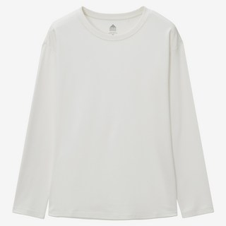 BASIC HOUSE 女款40支休閒版型圓領長袖T恤 LATS0207