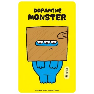 EASYCARD 悠遊卡 多巴胺怪獸悠遊卡, 1個, 巴克斯