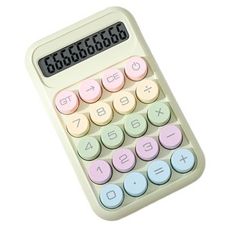 투데이리빙 파스텔 미니 계산기, 그린, 1개