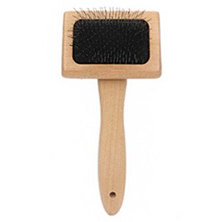 레드퍼피 우드 스퀘어 펫 브러쉬 소형, 혼합색상, 1개