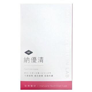 哈佛醫研 納優清膠囊 500mg, 1個, 60顆