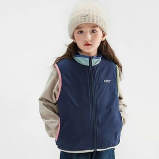 스타빈 아동용 리버서블 컬러 조끼 집업