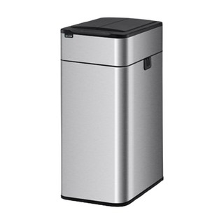 HOUDER 金屬智能垃圾桶 充電 20L, 不銹鋼色, 1層