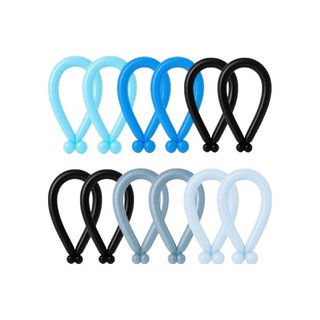 피앤비유니티 요술풍선 50p 세트, 블루톤 혼합5색, 1세트