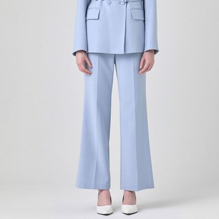 LINE ADDITION 女款Road靴型西裝褲