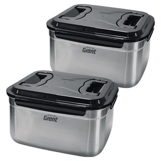 키친아트 국내산 자이언트 스테인레스 304 김치통, 9.5L, 2개