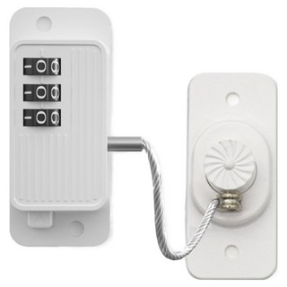 OhBabyLightly 無痕 密碼安全鎖, 1個, 白色