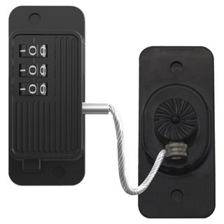 OhBabyLightly 無痕 密碼安全鎖, 1個, 黑色