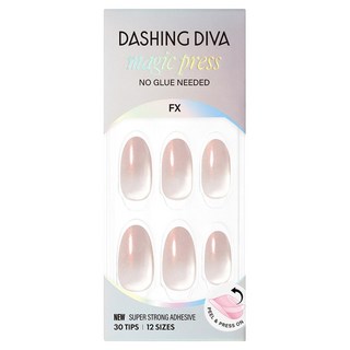 데싱디바 매직프레스 아몬드 네일팁, 루나리스, 1개