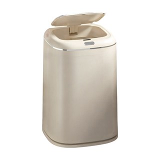 HOUDER 大容量 智能垃圾桶 附內桶 + 2米充電線 + 鋰電池, 奶油色, 1層