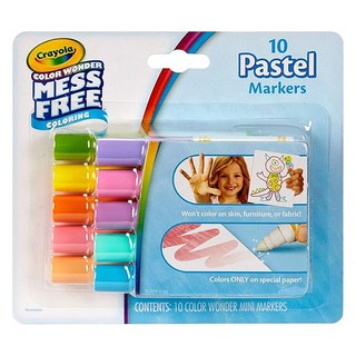 Crayola 繪兒樂 防暈染粉彩馬克筆 經典, 10色, 1組