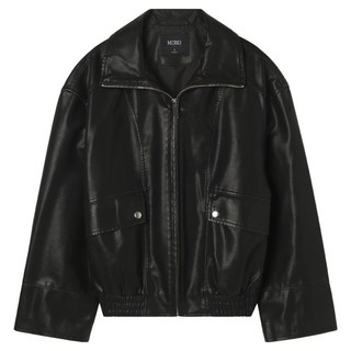 MIXXO 女款人造皮革夾克