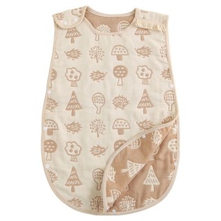 JoyNa 日式6層紗背心式防踢被, 無印森林